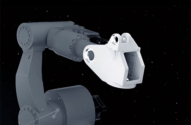 brazos robóticos, base de brazos robóticos, articulaciones de brazos robóticos
